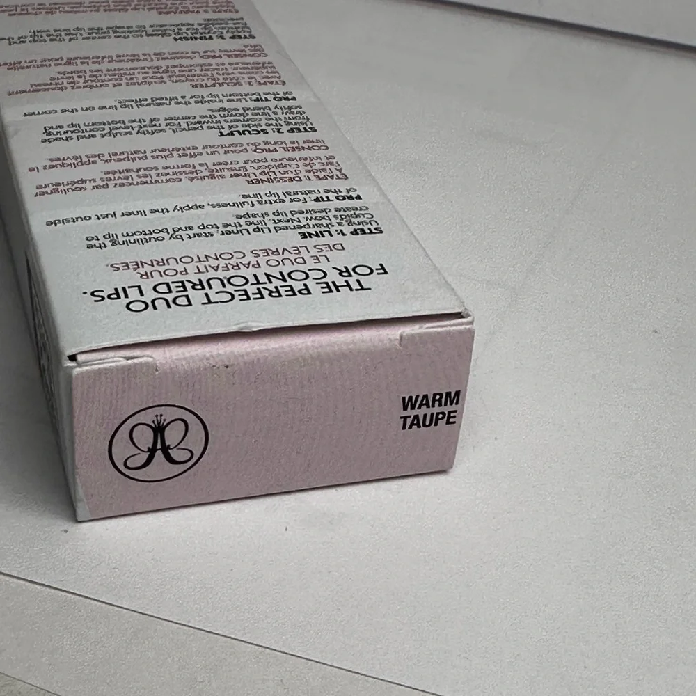 🆕 ANASTASIA BEVERLY HILLS Pout Master Sculpted Lip Duo in Clear / Warm Taupe NIB